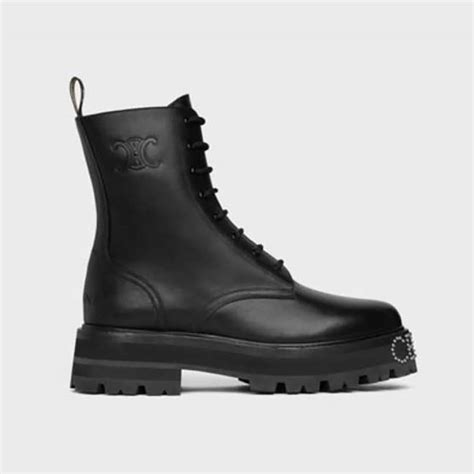 celine steel toe boots|celine lace up boots.